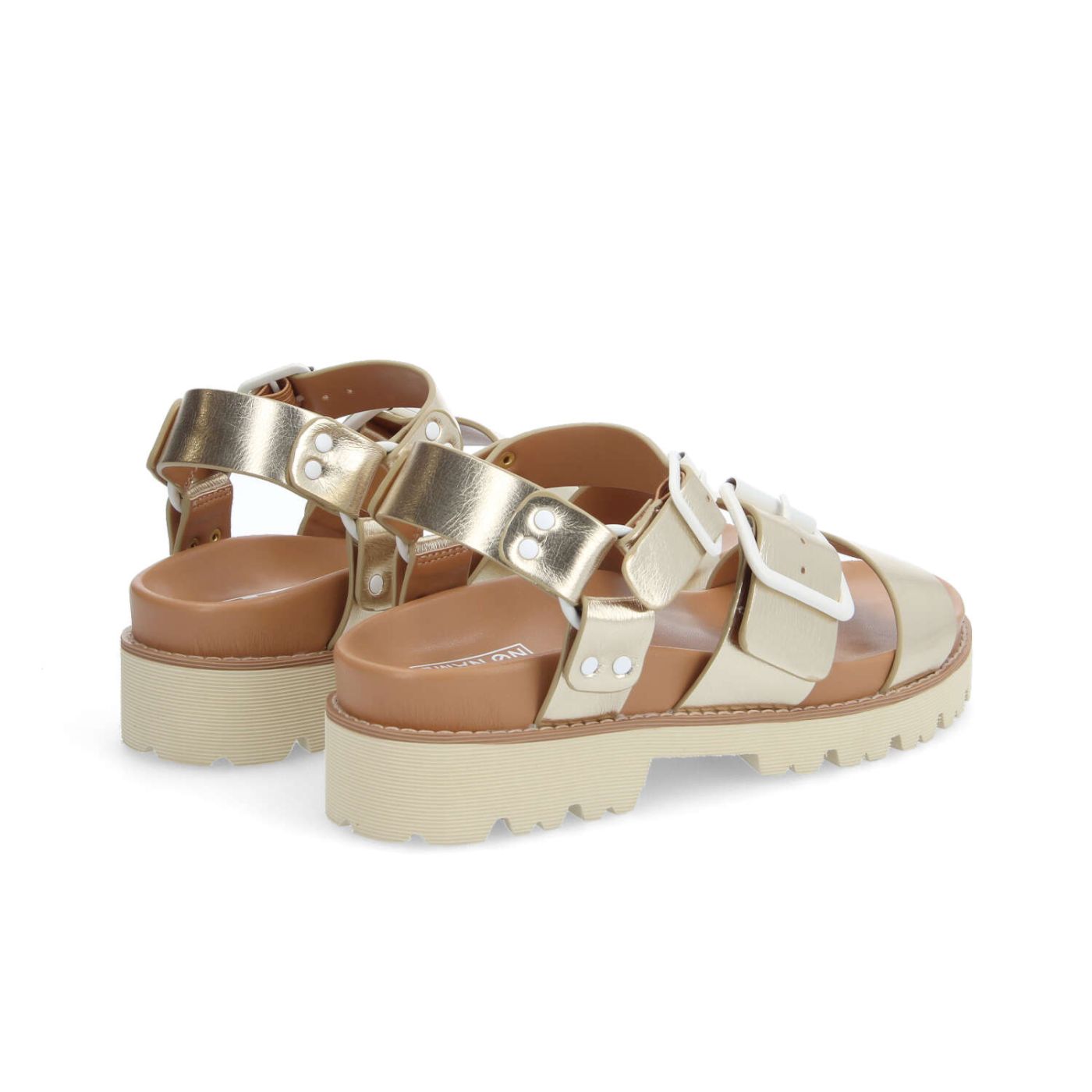 JUNE ANKLE W - METAL - GOLD